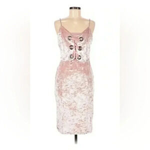 Project Runway | Crushed Velvet Midi Bodycon Dress